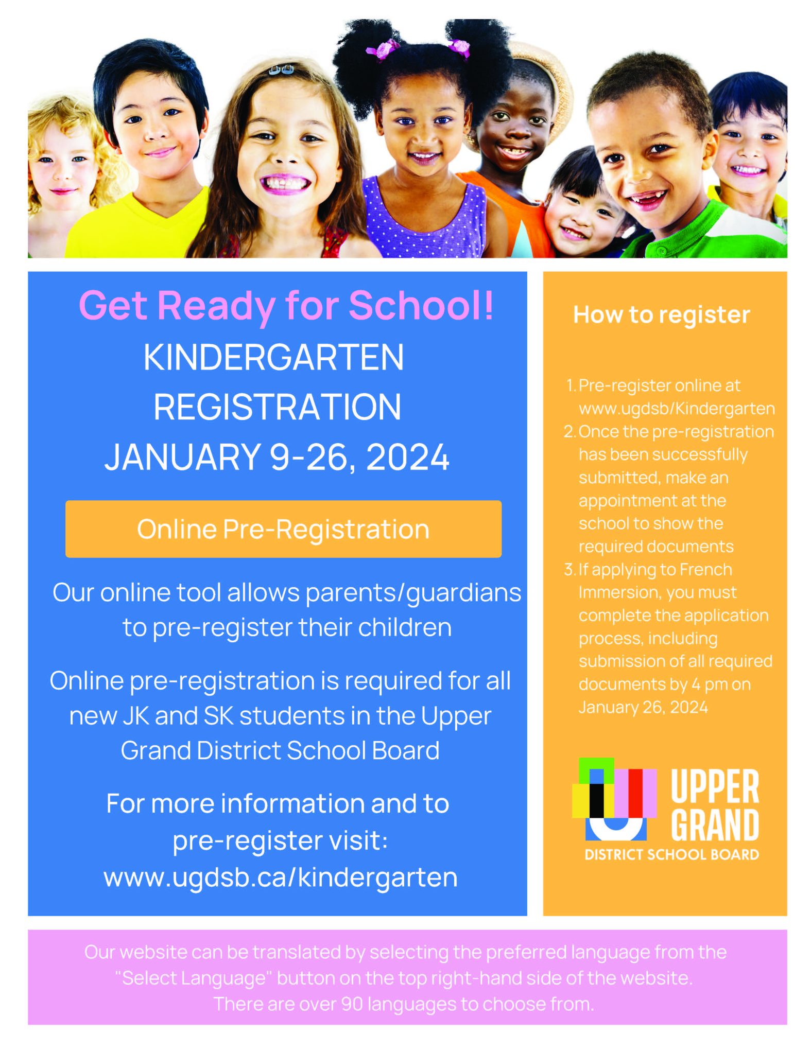 JK Registration 2024/2025 School Year (Palmerston Public School)