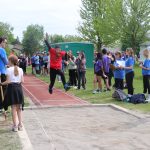 This photo features students participating in Special Olympic activities.